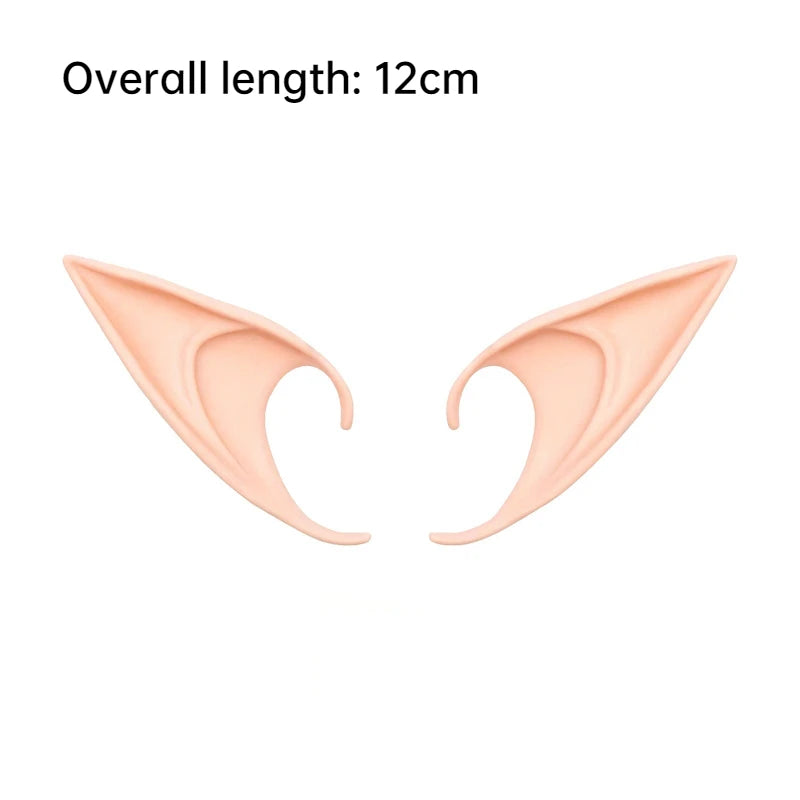 Fausses Oreilles d'Elfe en Latex – Paire 10 ou 12 cm
