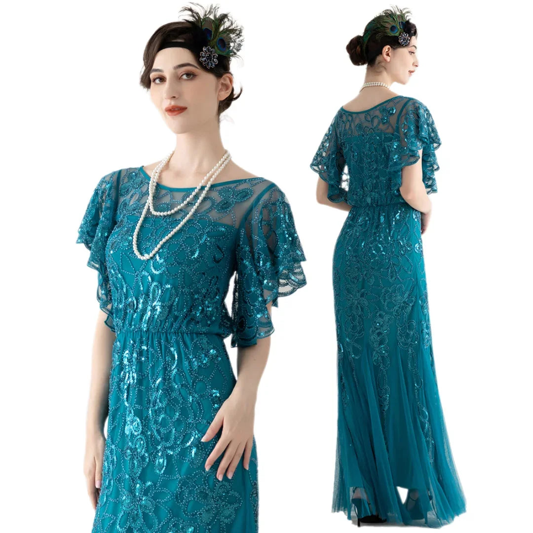 Robe Charleston Années 20 Femme – Sequins et Pampilles