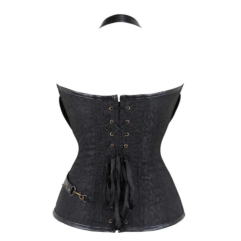 Corset Viking Pirate en Simili Cuir