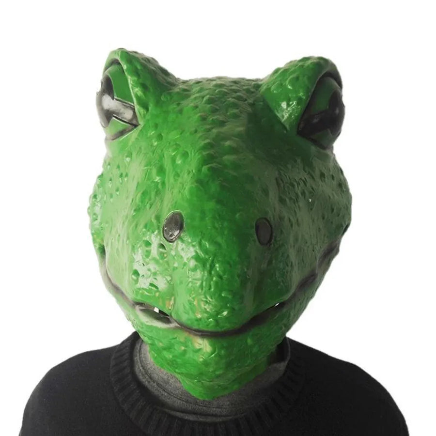 Masque Tête de Grenouille Intégral en Latex – vue 3