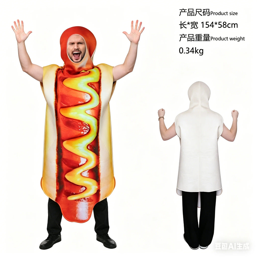 Déguisement Hot-Dog Rigolo Adulte