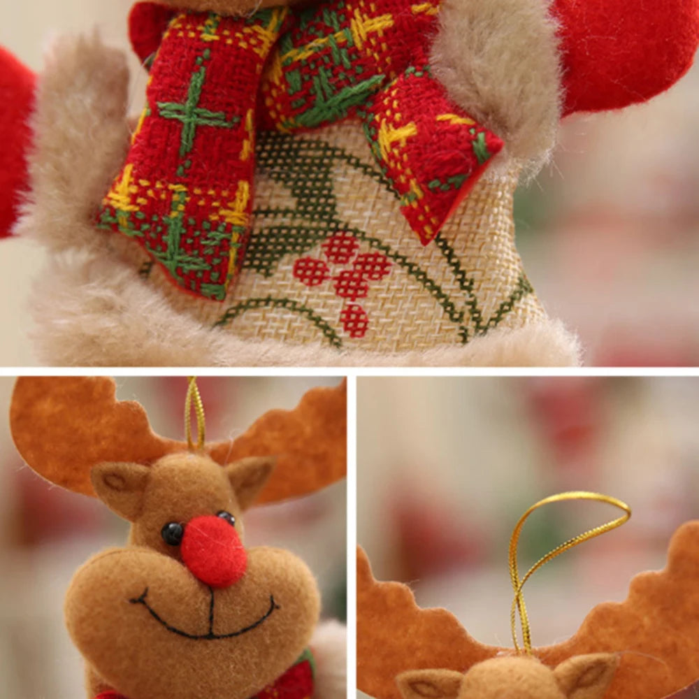 Suspensions de Noël – Père Noël, Renne, Ours ou Bonhomme