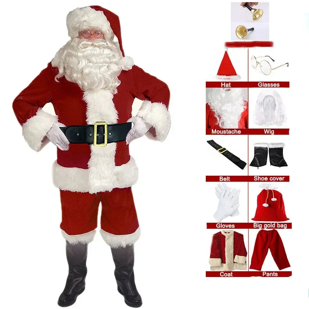 Costume de Père Noël – Tenue de Fête – vue 11