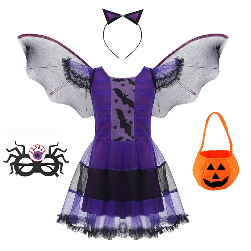 Robe Tutu Longue Vampire Fille
