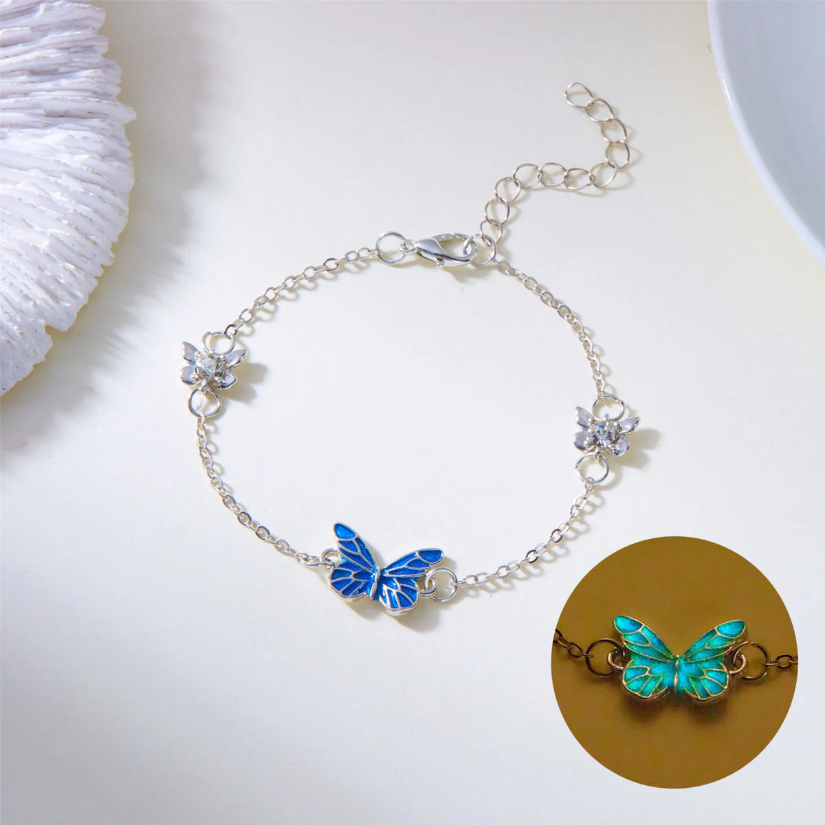 Bijoux Papillon Lumineux – Bracelet ou Collier