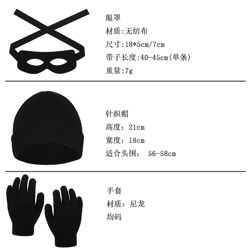 Déguisement Braqueuse Femme avec Accessoires