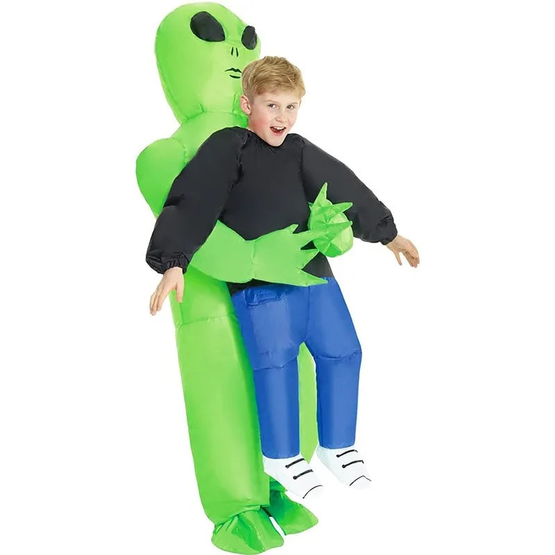 Déguisement Gonflable Alien Adulte – Costume Rigolo – vue 5