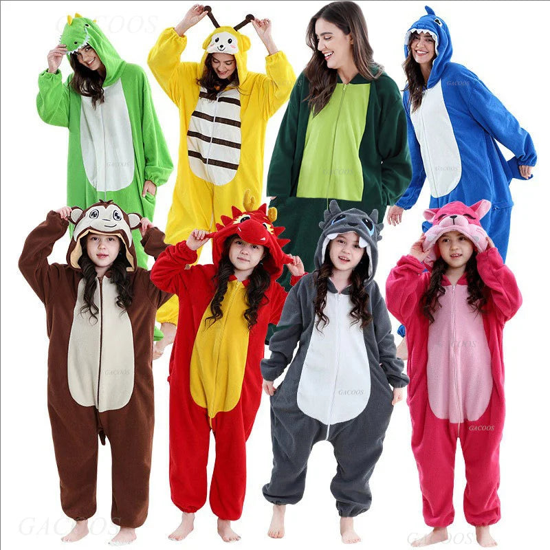 Kigurumi Animaux Famille – Plusieurs Motifs et Tailles