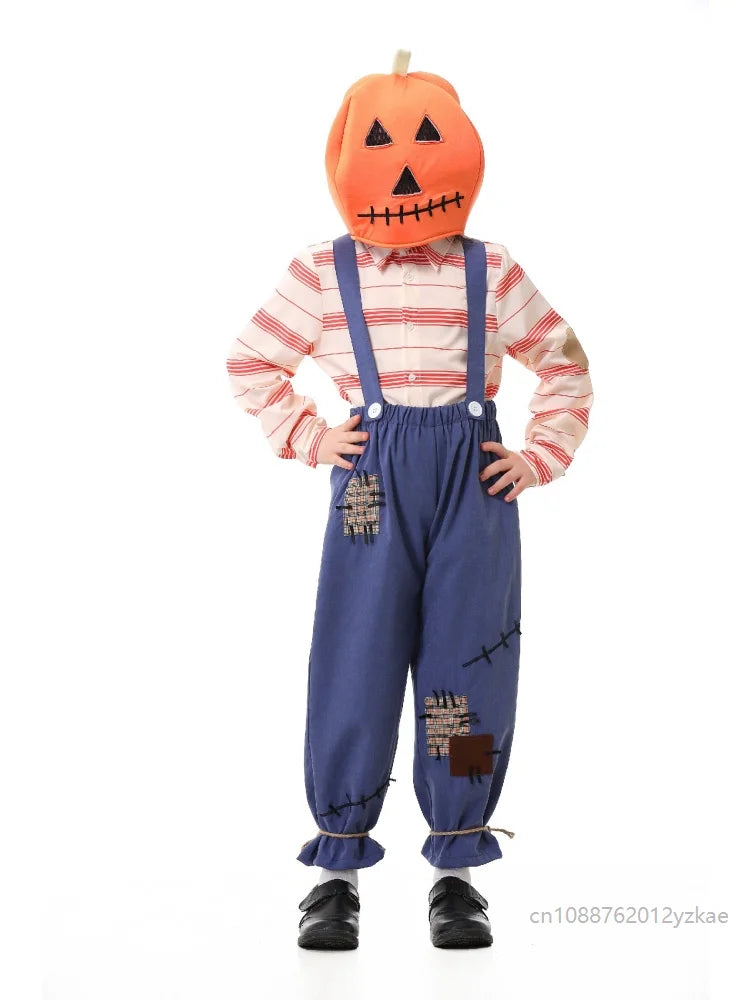 Costume Famille Épouvantail Citrouille – vue 7