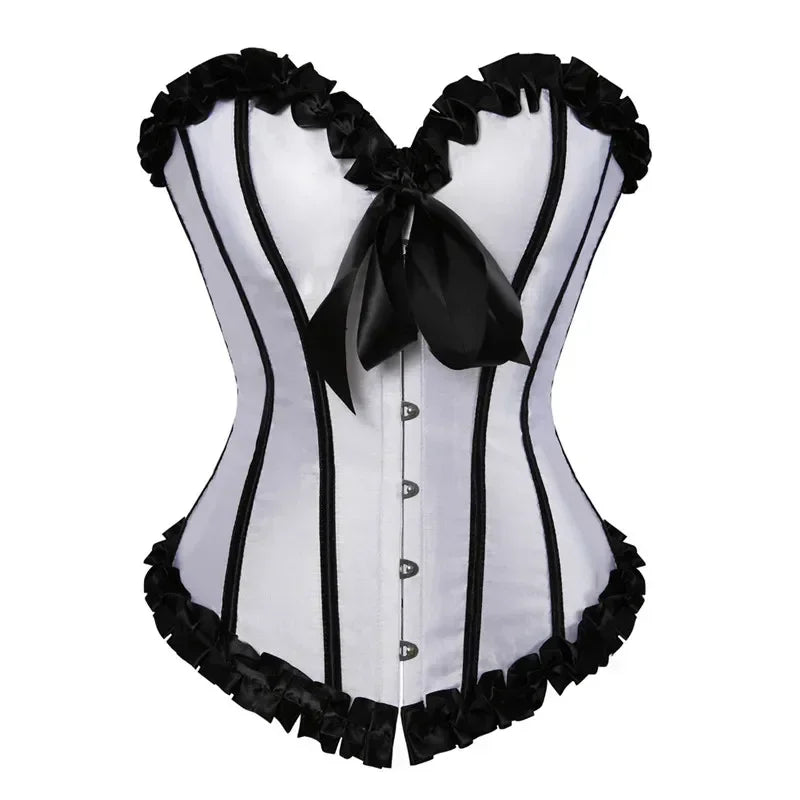 Corset Gothique Baleiné à Lacets