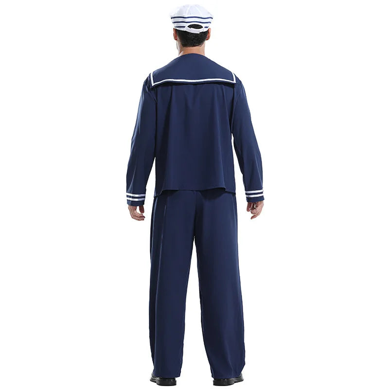 Déguisement Marin 3 Pièces – Chapeau, Haut et Pantalon – vue 4