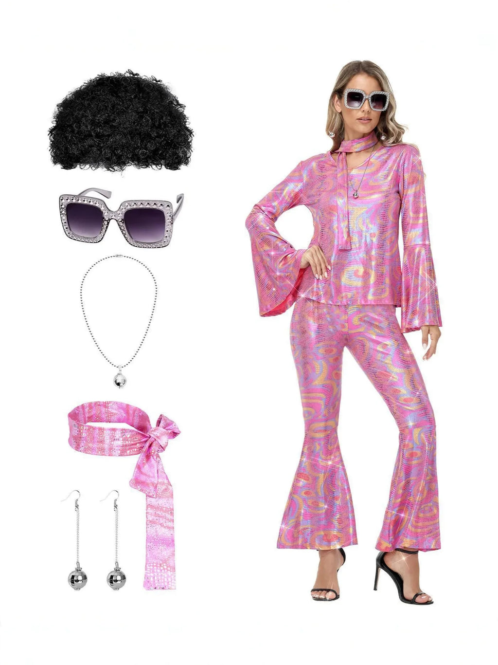 Tenue Disco Années 70 Complète Femme