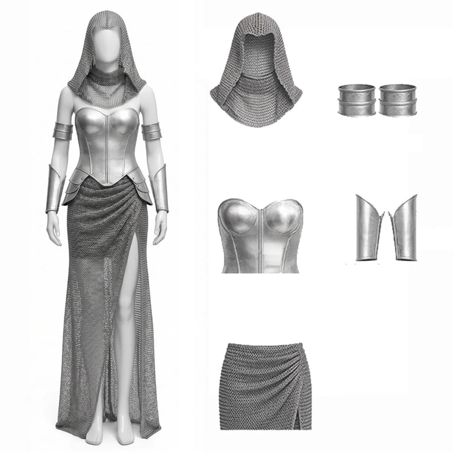 Déguisement Chevalière Médiévale Femme – Fausse Armure – vue 2