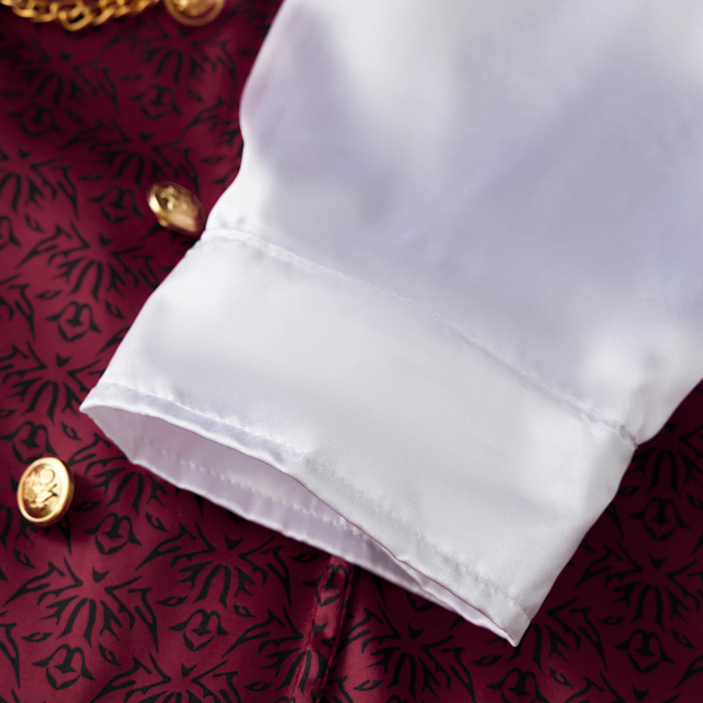 Chemise Vampire avec Gilet et Cape Homme – vue 6