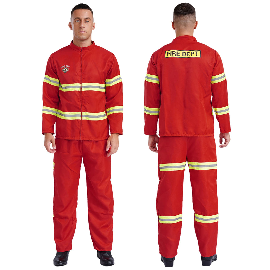 Déguisement Pompier Homme avec Casque