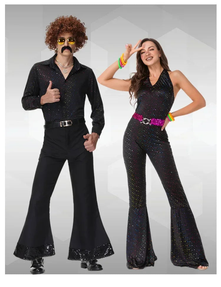 Déguisement Couple Disco Années 70