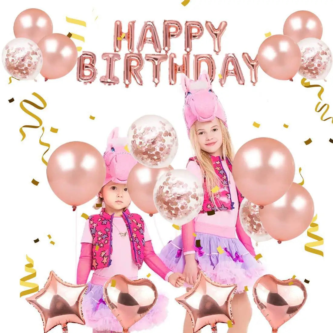 Ensemble Décorations Joyeux Anniversaire – Plusieurs Coloris