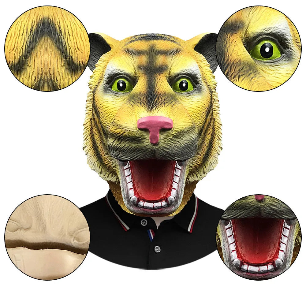 Masque de Tigre en Latex – vue 5