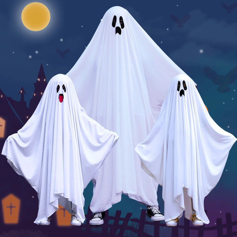 Déguisement Fantôme Blanc à Capuche Adulte