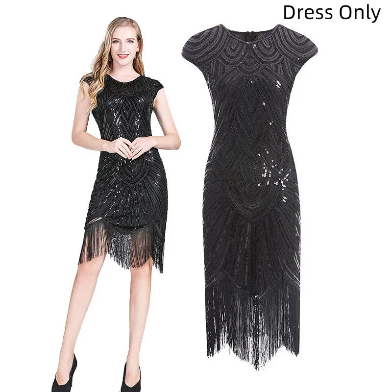 Robe Charleston Gatsby Années 20 – Robe ou Accessoires