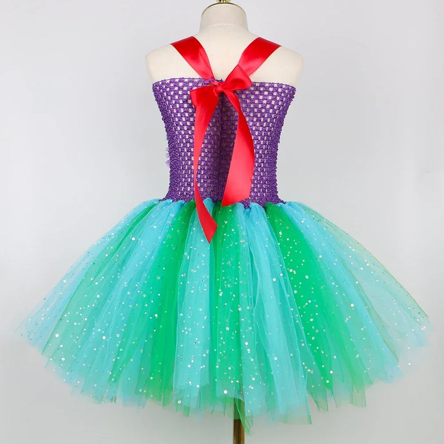 Robe Tutu Sirène Pailletée Fille – vue 5