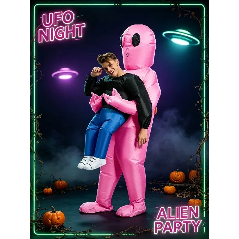Déguisement Gonflable Alien Adulte – Costume Rigolo – vue 2