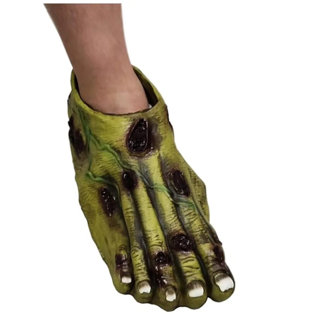 Gants Mains de Zombie Ensanglantées en Latex
