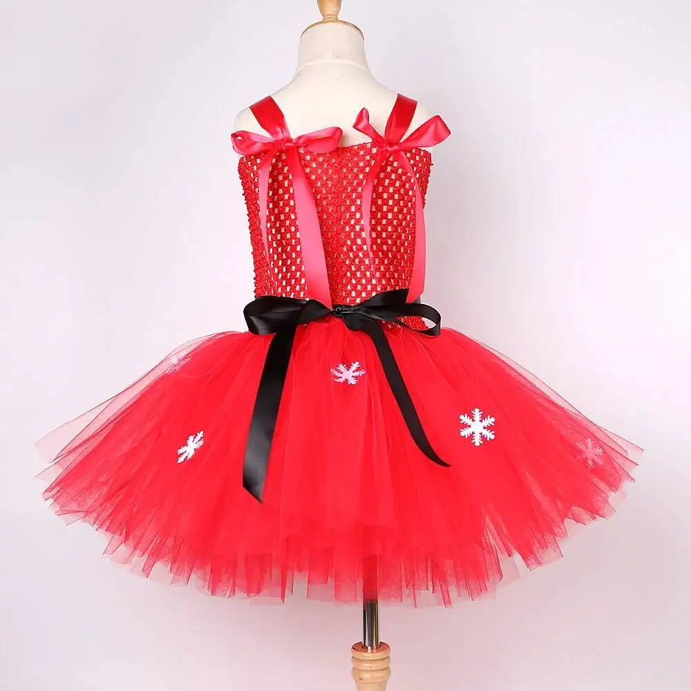 Robe Tutu Mère Noël Fille – vue 3