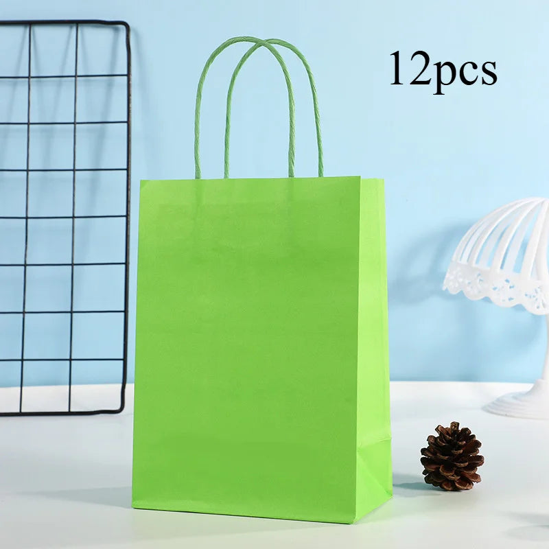 Sacs Cadeaux Anniversaire Kraft Réutilisables – vue 8