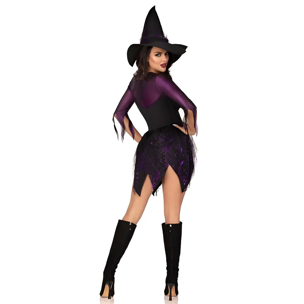 Robe de Sorcière Femme – Déguisement Taille Unique