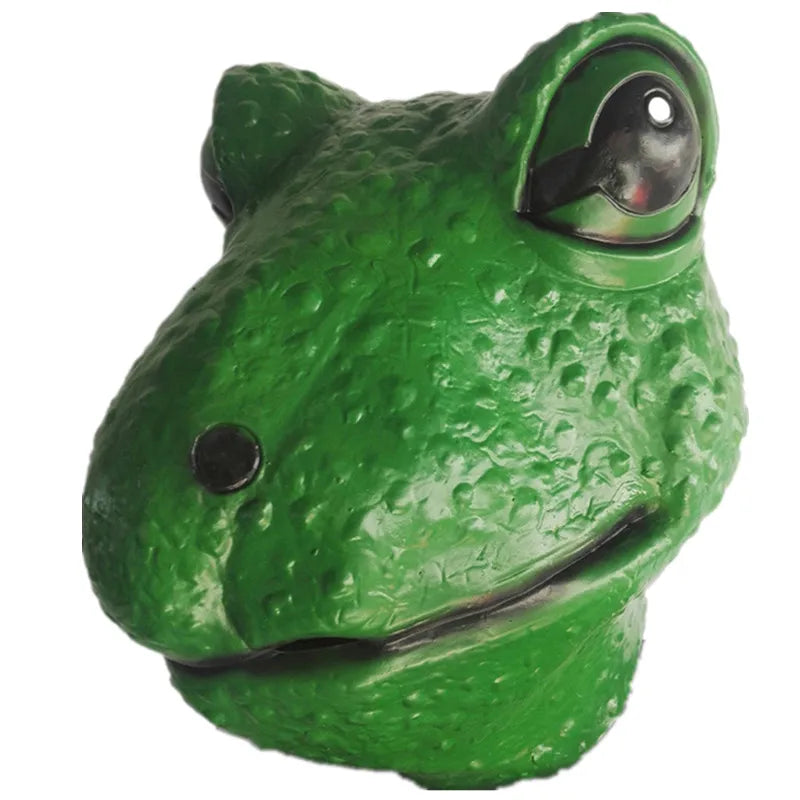 Masque Tête de Grenouille Intégral en Latex – vue 4