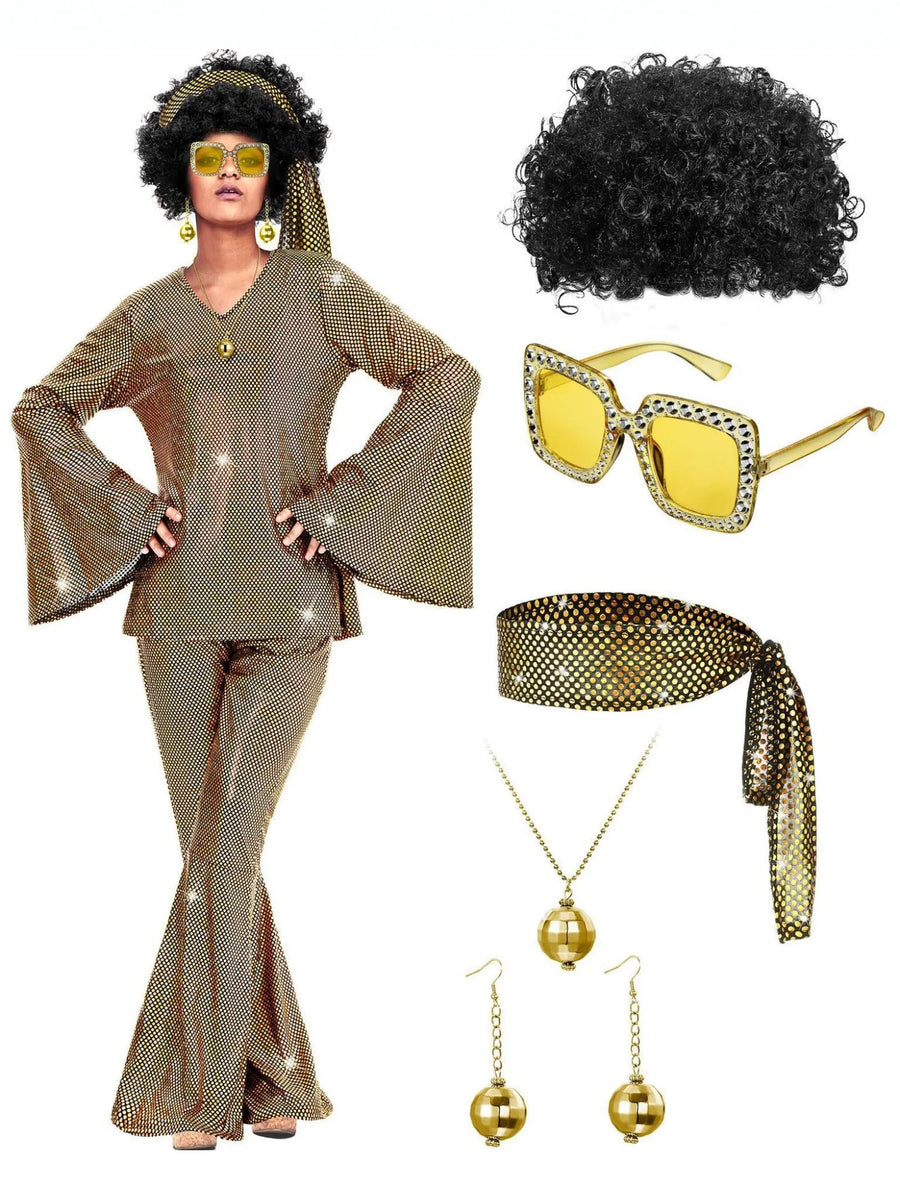 Tenue Disco Années 70 Complète Femme