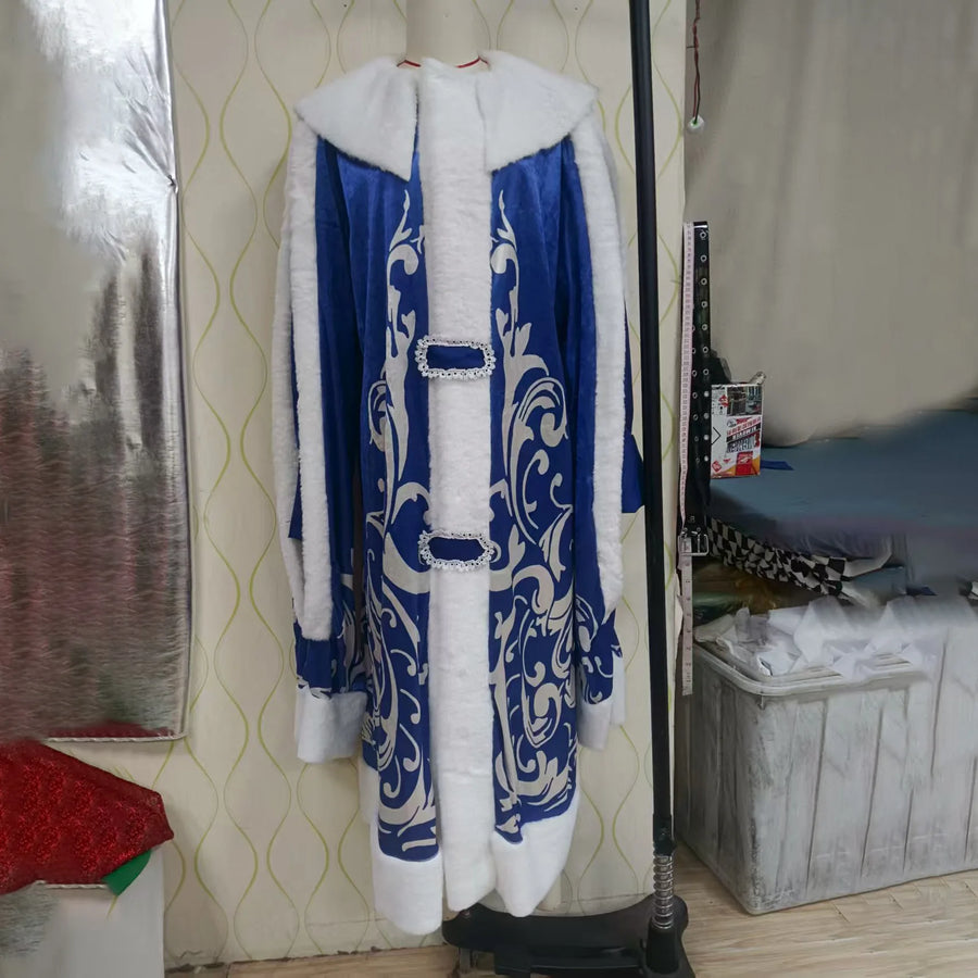 Costume Père Noël Complet Rouge ou Bleu