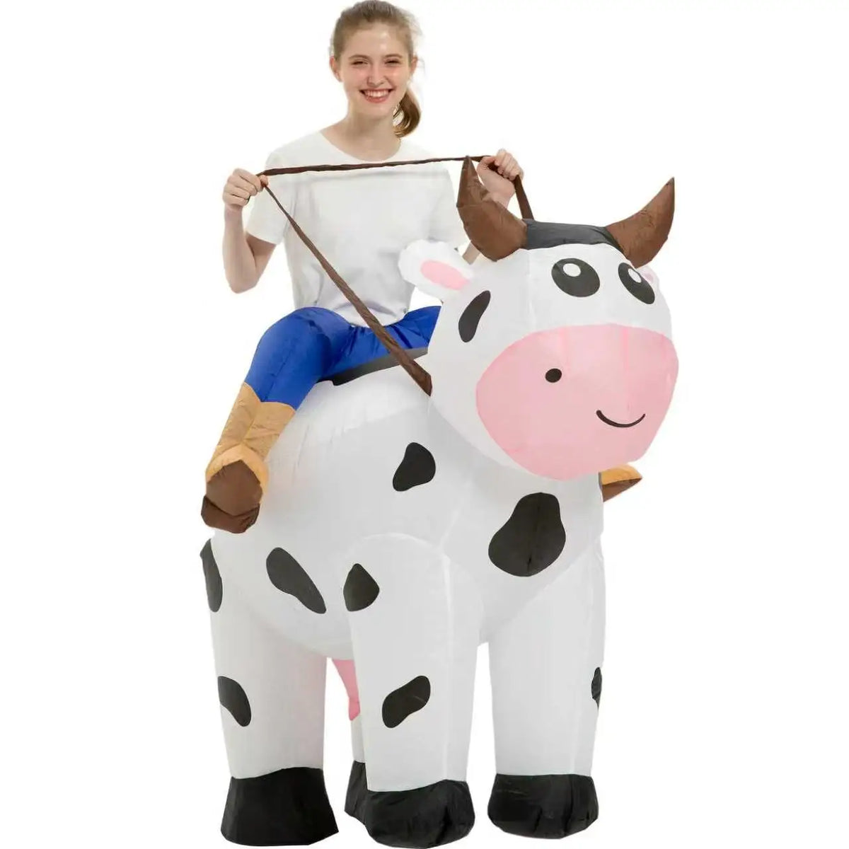 Déguisement Gonflable Vache à Chevaucher