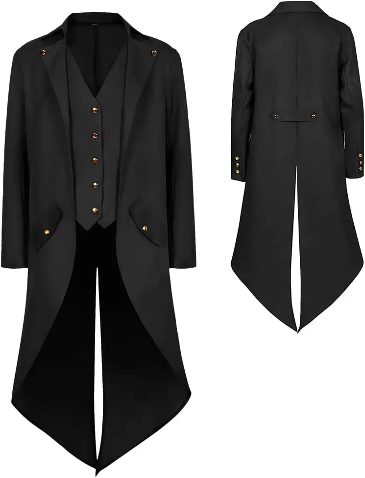 Veste Queue-de-Pie Vampire Steampunk Homme – vue 2
