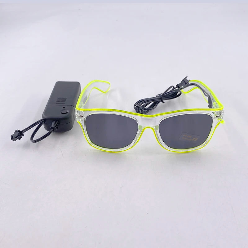 Lunettes Néon LED Lumineuses – vue 6