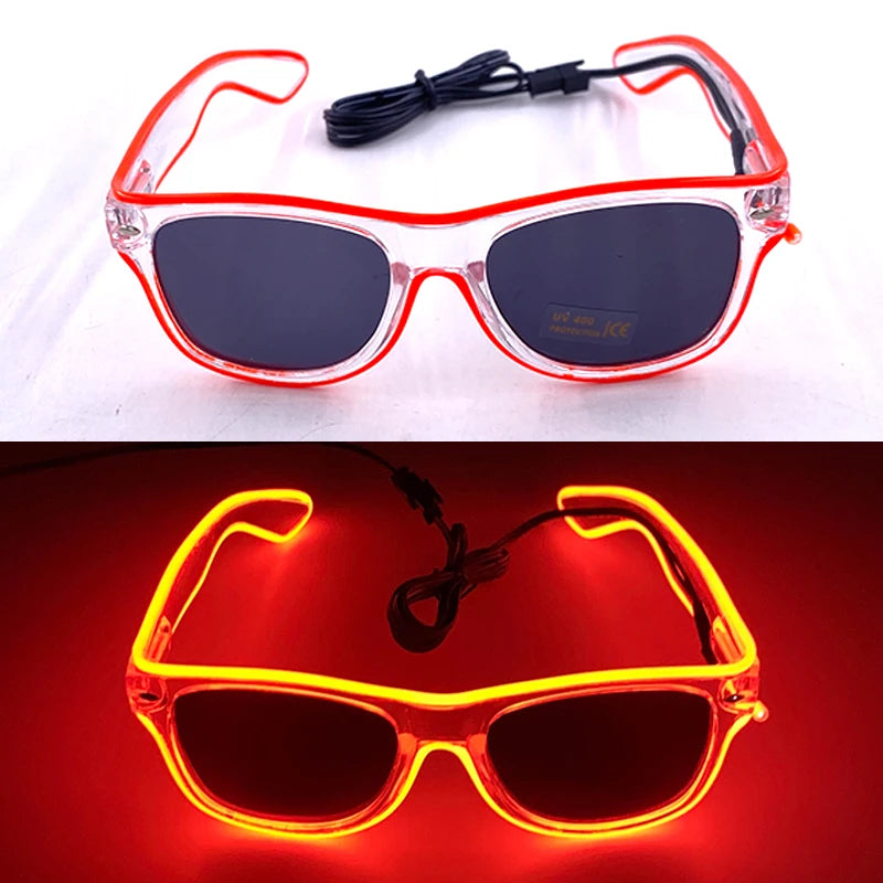 Lunettes Néon LED Lumineuses – vue 27