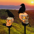 Lampe Solaire Squelette Halloween – Deux Modèles