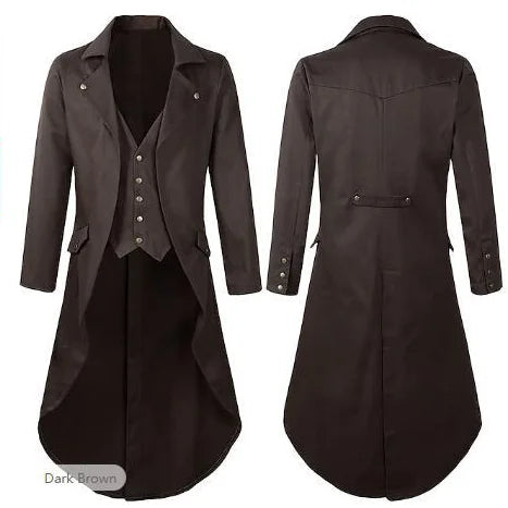 Veste Gothique Steampunk Homme – S à 4XL