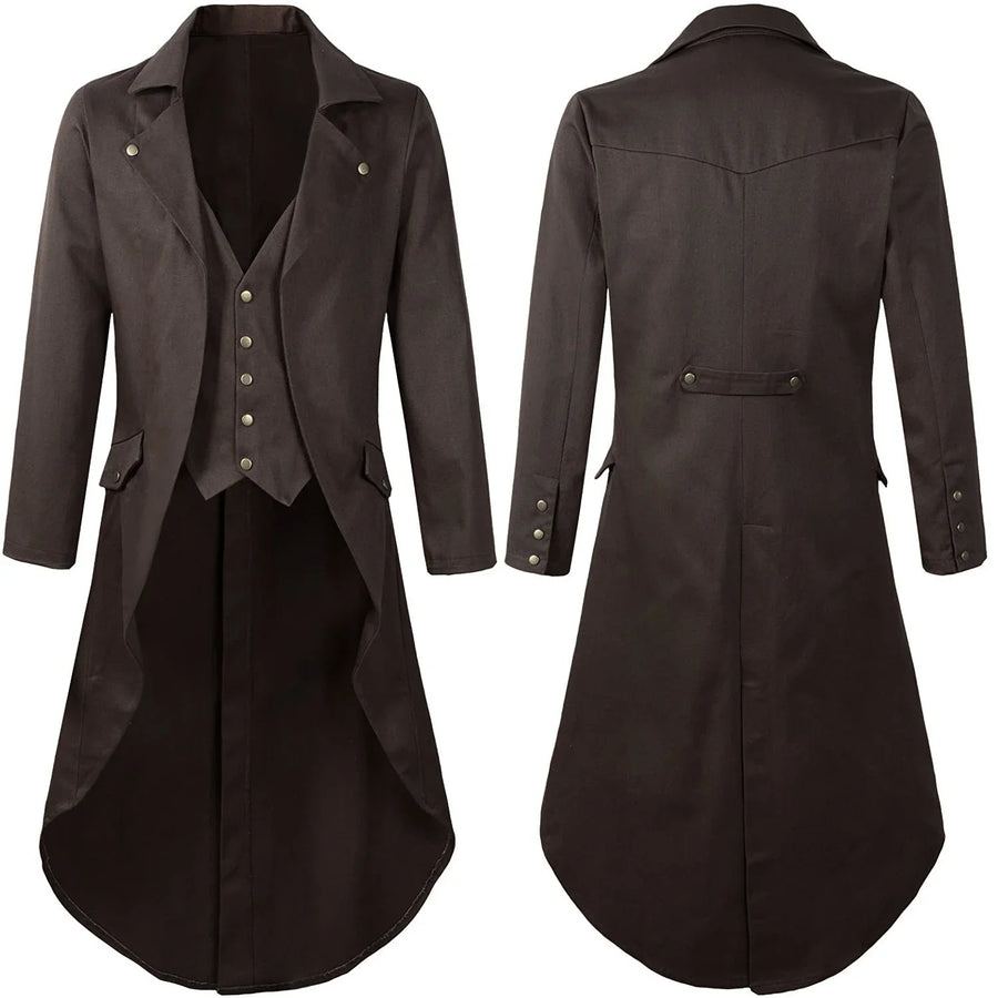 Veste Queue-de-Pie Vampire Steampunk Homme – vue 7
