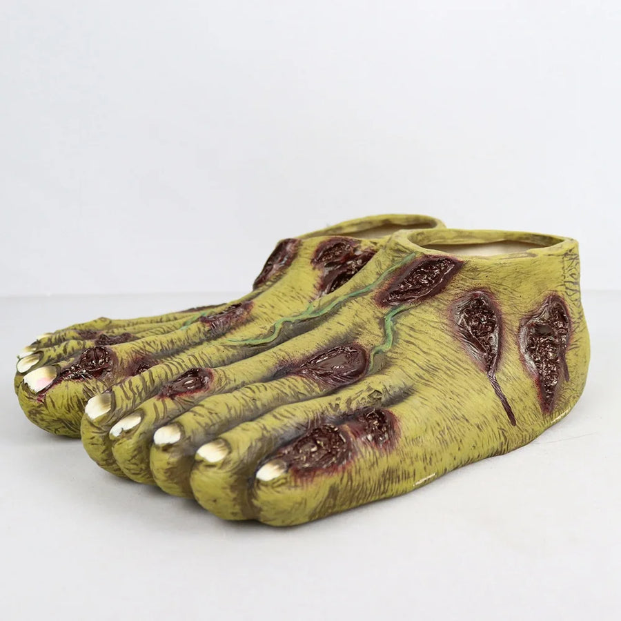 Gants Mains de Zombie Ensanglantées en Latex