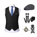 Costume Rétro Années 20 Homme – Gilet, Chapeau, Cravate et Montre – vue 7