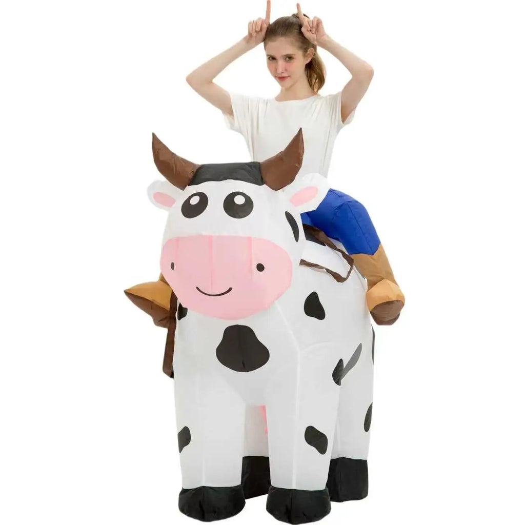 Déguisement Gonflable Vache à Chevaucher Adulte