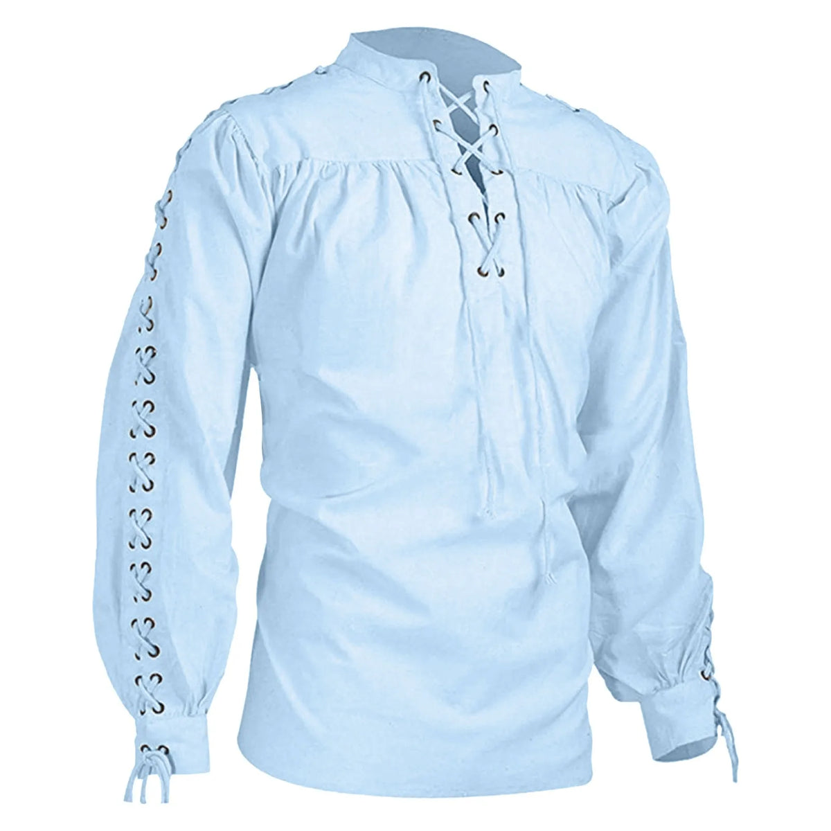Chemise Viking Pirate à Col Volanté Homme