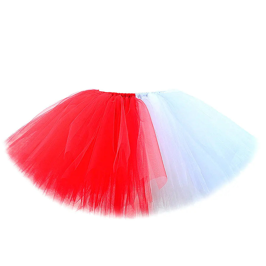 Déguisement Mi-Ange Mi-Démon Fille – Robe Tutu Rouge et Blanche – vue 11