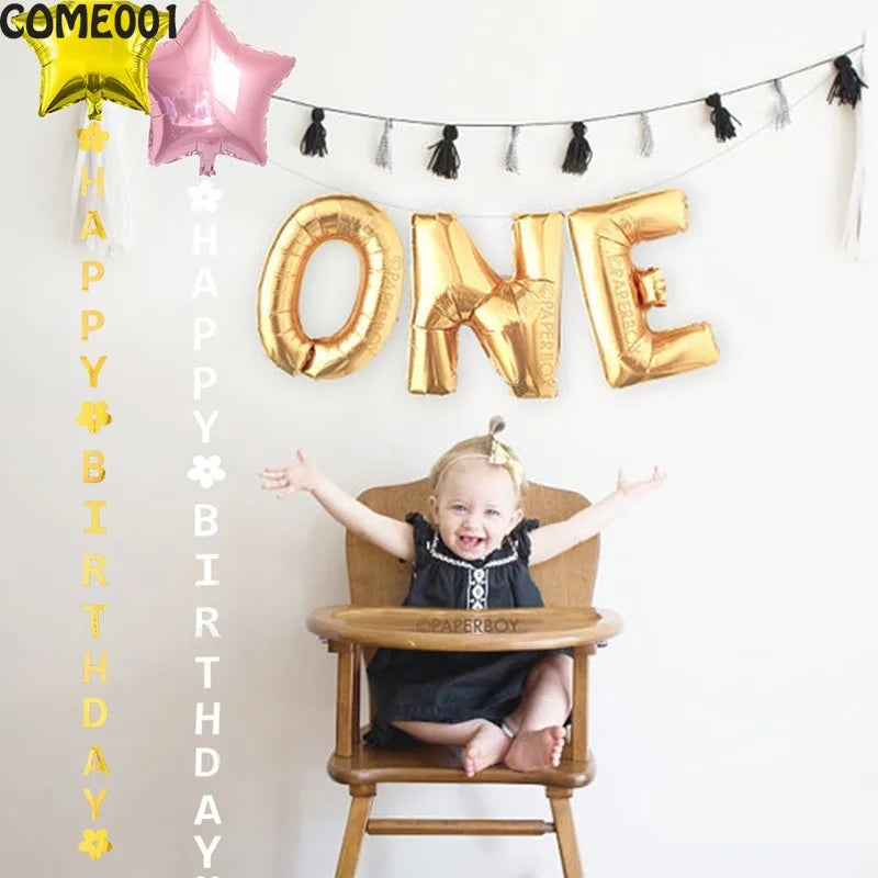 Bannière Joyeux Anniversaire – Guirlande 1,8 m