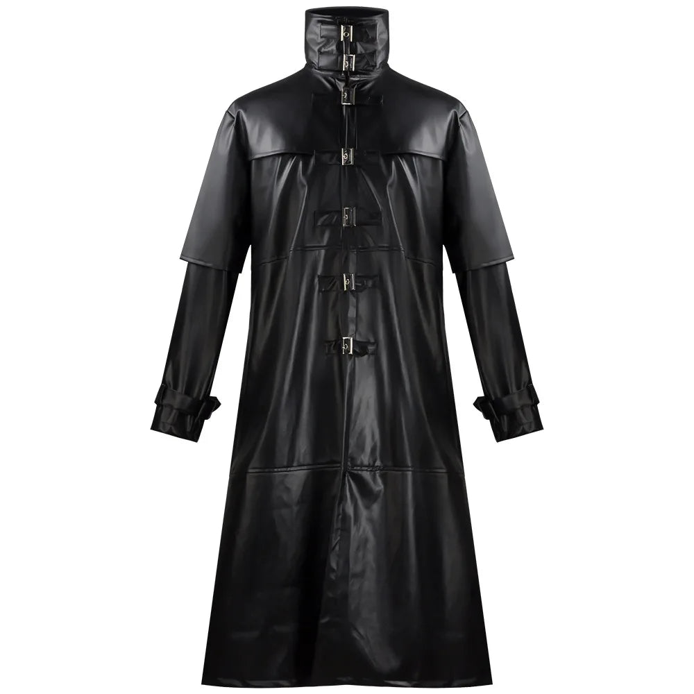 Manteau Médecin de la Peste en Simili Cuir Homme