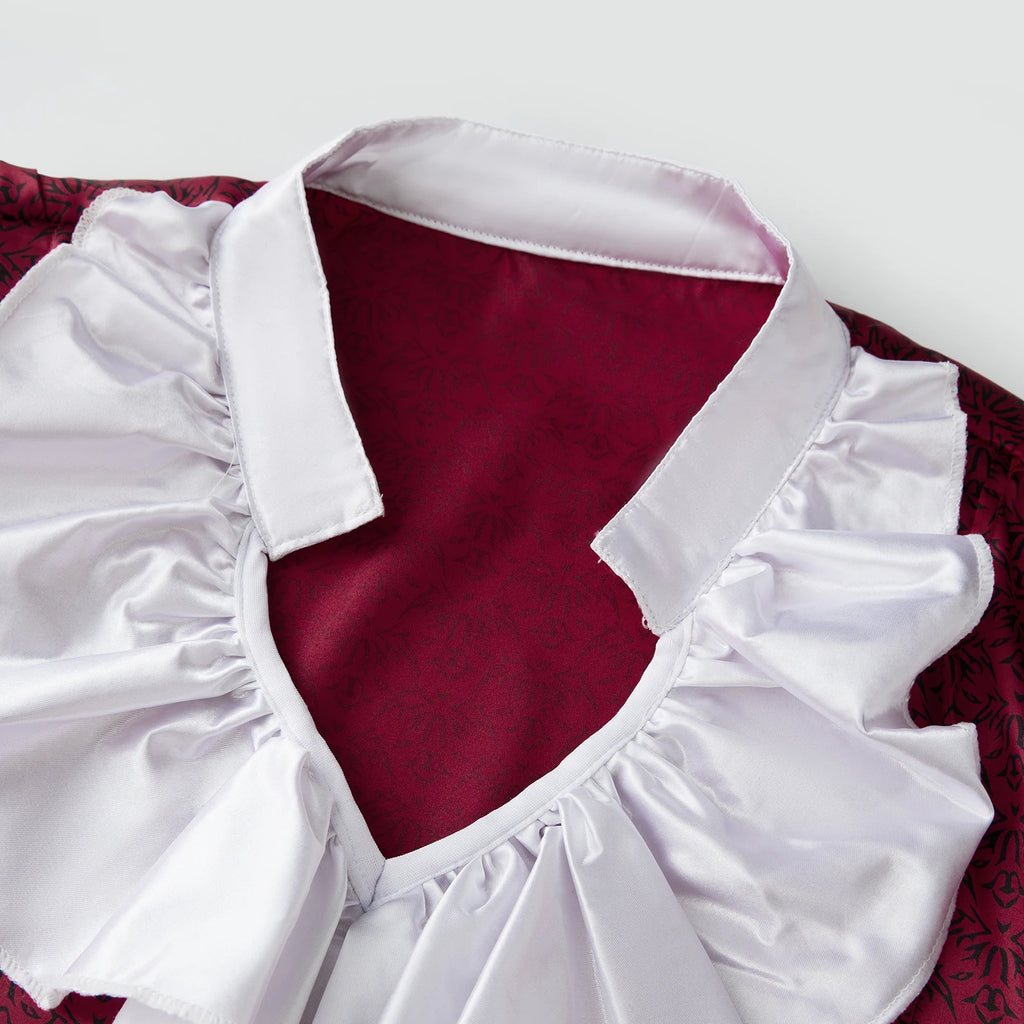 Chemise Vampire avec Gilet et Cape Homme – vue 4
