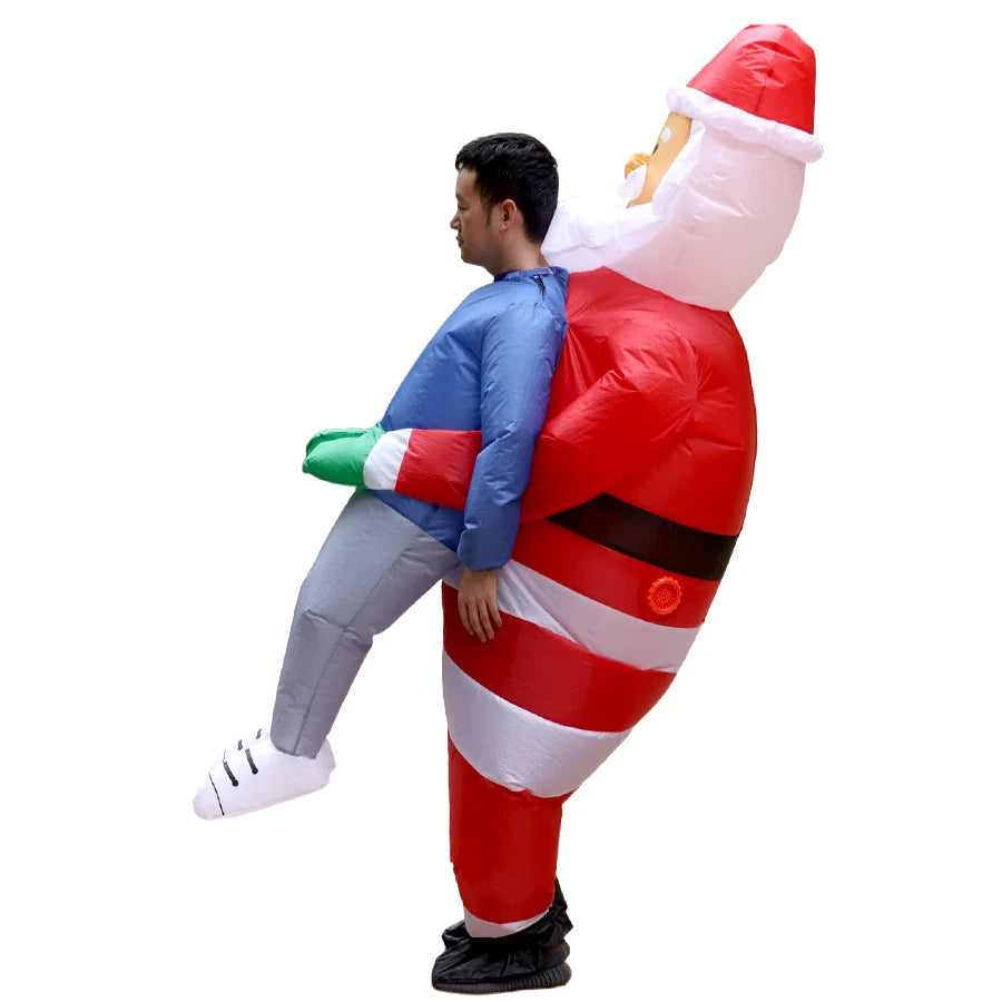 Déguisement Gonflable Père Noël Rigolo