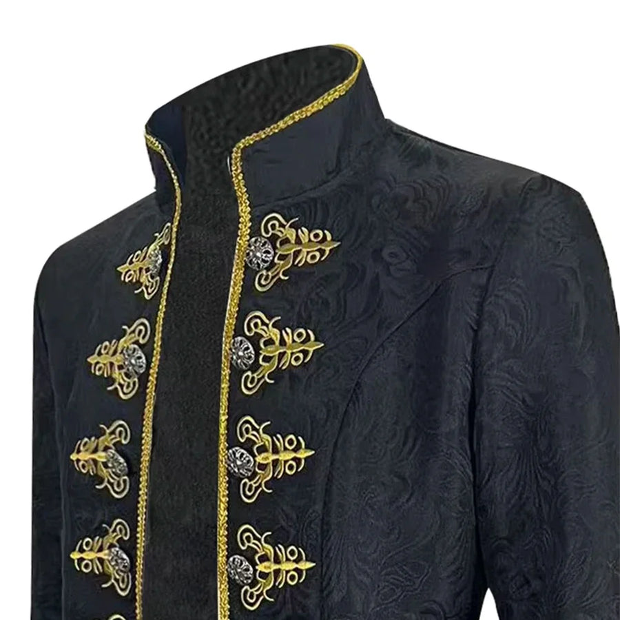 Manteau de Pirate Long Rétro Homme – vue 6